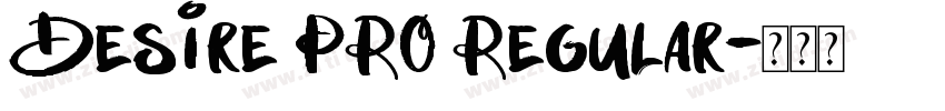 Desire PRO Regular字体转换